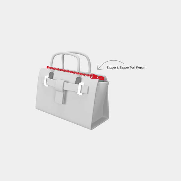 BAG & Clutch Zipper Damage & Zipper Pull Repair