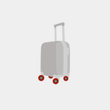 Travel Luggage 4 Tyres ' Fix - Replace - Balance  '